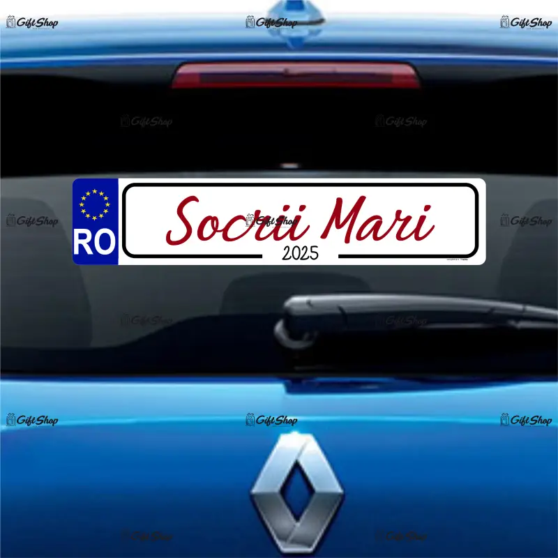 Socrii mari, indicator masina, 500x100 mm, model 1